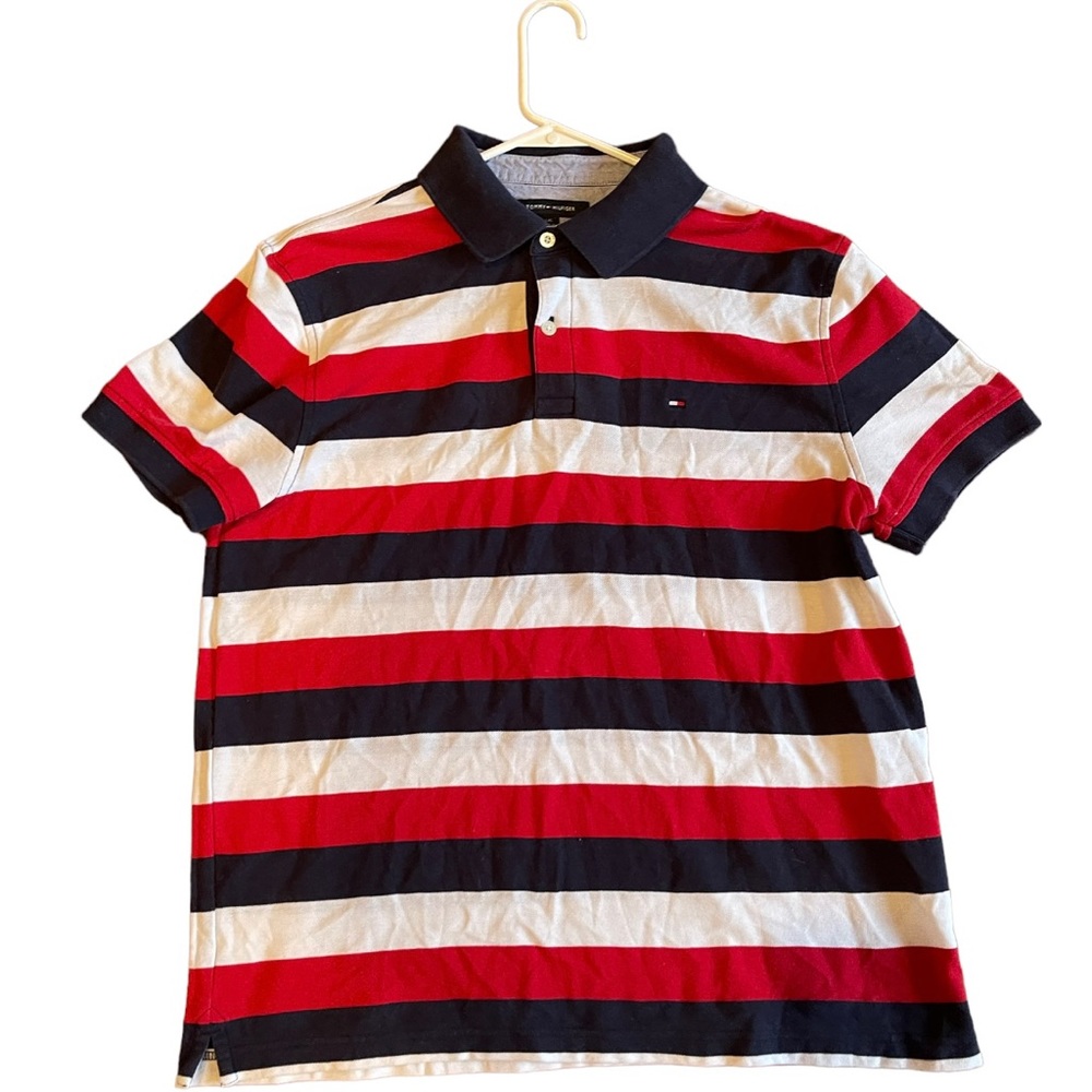 Red White and Blue Tommy Hilfiger Polo